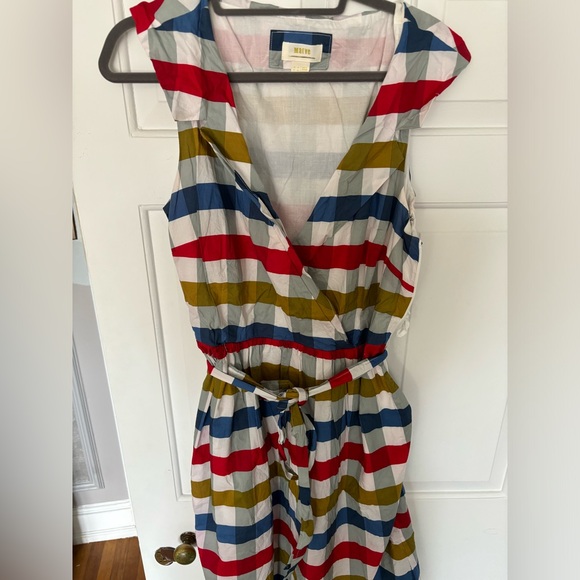 Maeve Gingham Cricket Club Colorful Dress, Size 14 - Picture 3 of 5